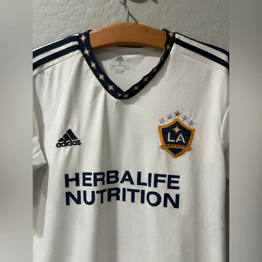 Adidas AeroReady Los Angeles‎ Galaxy Solo Un LA Soccer Jersey Small Bin 2